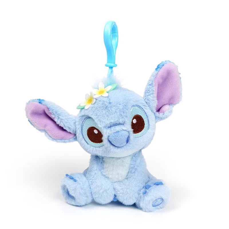 Disney Stitch Angel Toy Story Kawaii Plush Doll Cartoon Anime Stuffed Toy Keychain Pendant Toys Birthday Gift For Kids Boys Girl