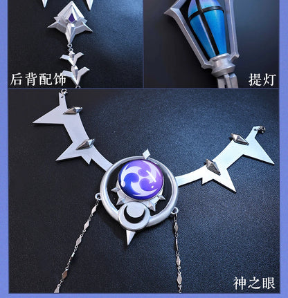 Genshin Impact Kyryll Chudomirovich Flins Cosplay Costume Wig Uniform Cloak Carnival Halloween Party for Women Men Props iCoser