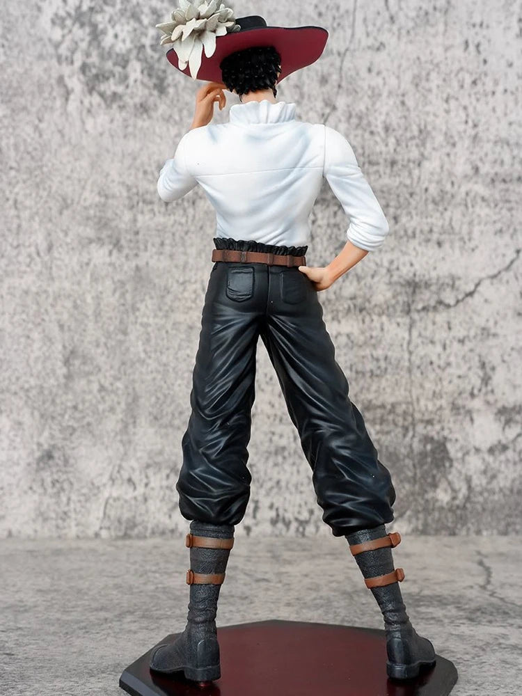 29cm ONE PIECE Dracule Mihawk Anime Figures Top Decisive Battle Action Figure PVC Model Toys Collection Ornaments Doll Fans Gift