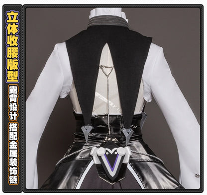 Zenless Zone Zero Vivian Cosplay Costume Wig Dress Uniform Headwear Mockingbird Carnival Halloween Party for Women Girls Props