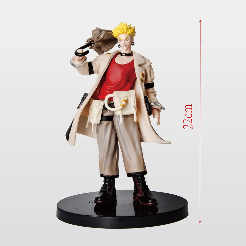 21cm/8.27in GACHIAKUTA Anime Figure GACHI AKUTA Rudo/Riyo Action Figure Enjin/Zanka Figurine PVC Adult Collection Model Doll Toy