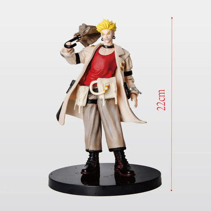 21cm/8.27in GACHIAKUTA Anime Figure GACHI AKUTA Rudo/Riyo Action Figure Enjin/Zanka Figurine PVC Adult Collection Model Doll Toy