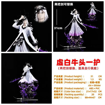 New Anime Bleach Figurine Kurosaki Ichigo Ulquiorra Cifer Action Figures Hollowfication Collection Statue Model Birthday Gifts