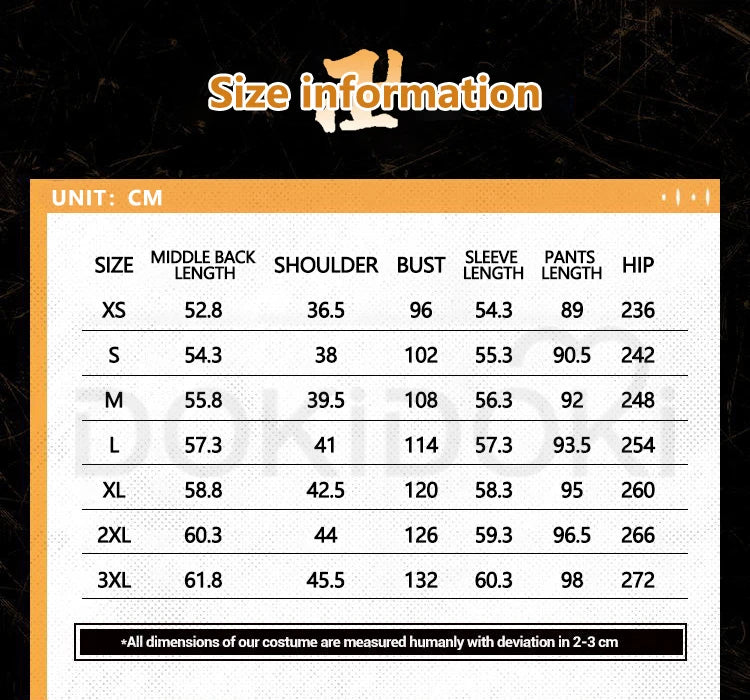 IN STOCK Kuchikii Rukiaa Cosplay Costume Anime【XS-3XL】DokiDoki-R Men Uniform Kuchikii Rukiaa Costume Plus Size