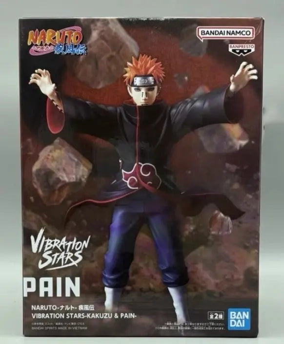 Bandai Banpresto Naruto Shippuden Vibration Stars Zetsu Uchiha Itachi Kakuzu Tobi Anime Action Figure Model Toys - Pain
