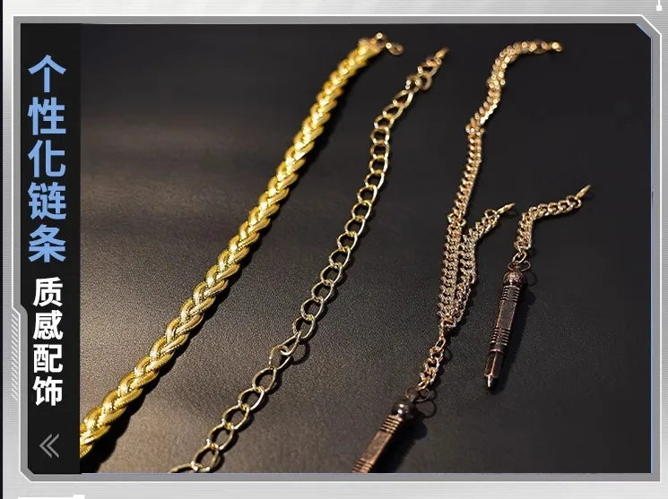 iCoser Caleb Cosplay Costume Wig Farspace Colonel Love and Deepspace Uniform Cap Halloween Party for Women Men Carnival Props