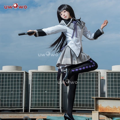 UWOWO Collab Series: Puellaa Magii Madoka Magicaa Akemii Homuraa Cospaly Costume S-4XL Cosplay Outfits