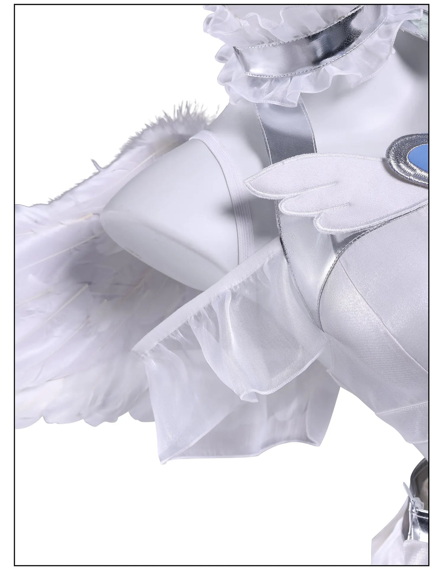 Anime New Panty Stocking with Garterbelt Stocking Cosplay Costume Angel Skirt Stockiel Anarchy Wings Halloween Women Girls Cos