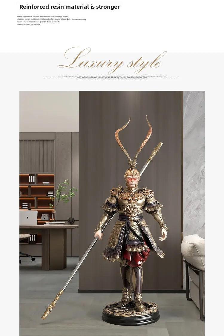 93cm Anime Monkey Figure SonGoku Garage Kit Resin Material Figurine Action Figures Model Children Toy Gift Collectible Figurines