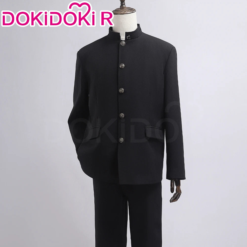 Ken Takakura Rintarou Cosplay Costume Anime【S-2XL】DokiDoki-R Men Black Universal School Uniform Suit Daily DK Costume Plus Si