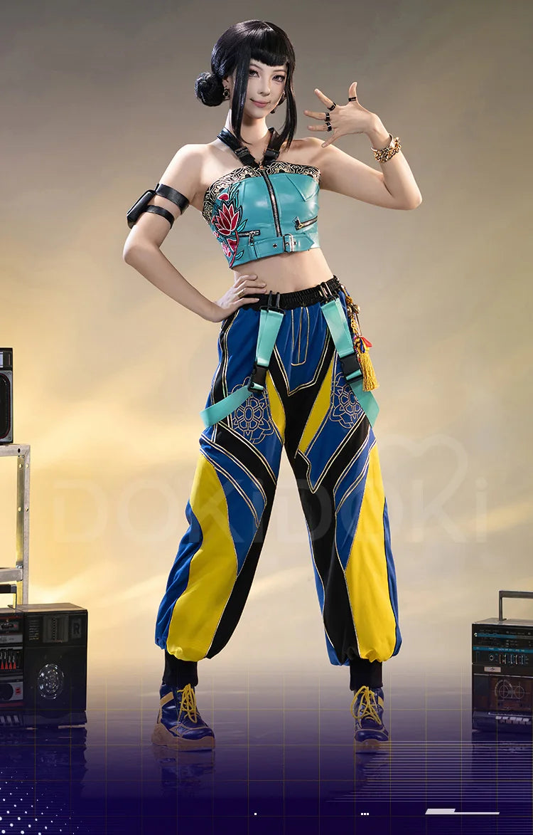 【Last Batch】Rumii Miraa Zoeyy Cosplay Costume Demon【XS-3XL】DokiDoki-SR Yellow Costume Zoeyy Rumii Cosplay Plus Size