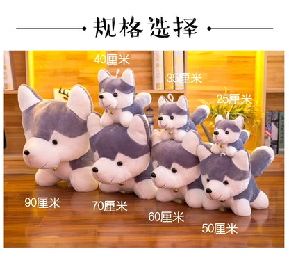 25cm Kawaii Husky Stuffed Animals Dog Plush Toy Wolf Soft Cartoon Plush Lovely Children Kids Doll Fluffy Birthday Gift Child Toy
