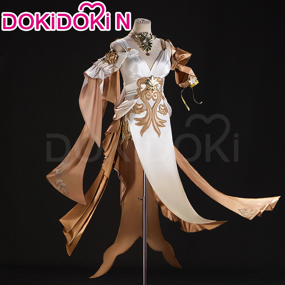 IN STOCK Aglaea Cosplay Costume Game Honkai: Star Rail【XS-3XL】DokiDoki-N HSR Women Halloween Dress Amphoreus Aglaea Plus Size