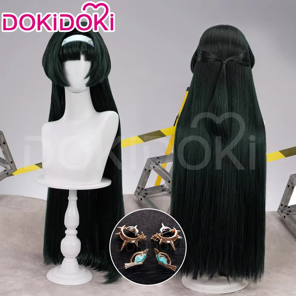 IN STOCK Astra Yao Wig Game Zenless Zone Zero DokiDoki ZZZ Women 90cm Long Straight Hair Astra Cosplay Free Wig Cap