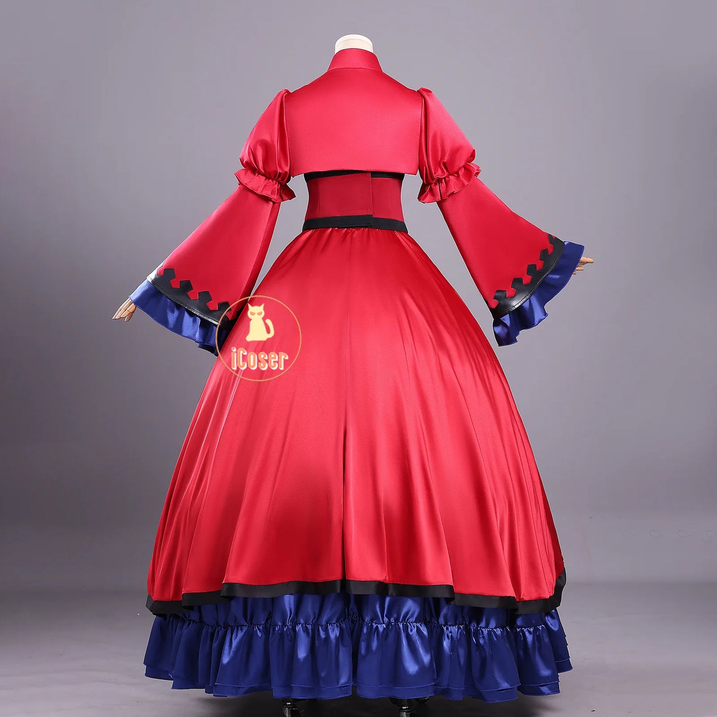 Anime The Holy Grail of Eris Scarlett Castiel Cosplay Costume Dress Headwear Earrings Halloween Party Women Girls Carnival Props