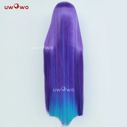 UWOWO Irelia Wig Game League of Legends/LOL: Spirit Blossom Irelia Cosplay Wig Long Hair Purple Wig Halloween Wig
