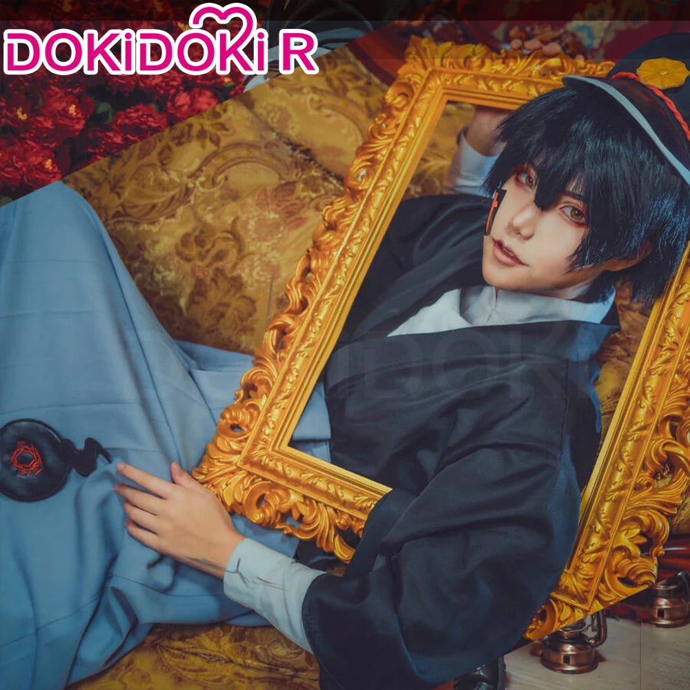 Yugi Tsukasa Cosplay Costume Anime Cosplay【S-2XL】DokiDoki-R Men Kimono Costume Yugii Tsukasa Cosplay Hat Plus Size