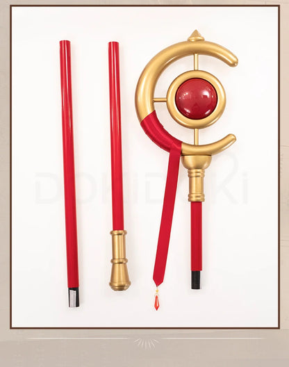 Frieren Fern Ubel Stark Cosplay Props Anime Frieren: Beyond Journey's End DokiDoki Mace 160cm Fern Frieren Prop Detachable