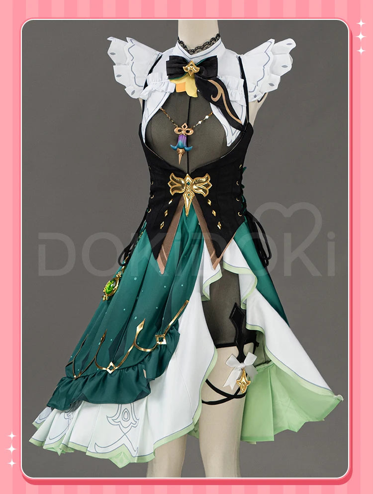 Emilie Cosplay Costume Game Genshin Impact Cosplay【XS-3XL】DokiDoki-N Women Costume Dress Perfumer Emilie Cosplay Plus Size