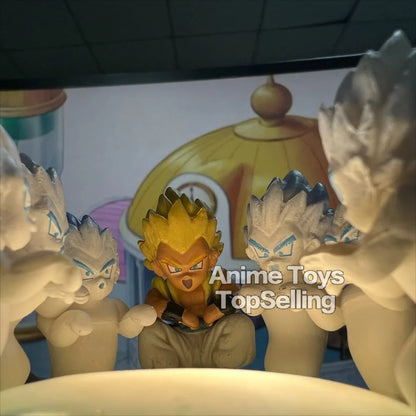 5cm Anime Dragon Ball Z Figure Gotenks Ghost set Action Figures PVC Statue Collection Model Toys Gifts