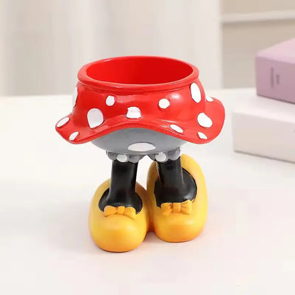 Disney Mickey Minnie Flower Pots Cartoon Mini Creative Resin Plant Pot Succulents Plants Bonsai Pots Home Decoration Gift