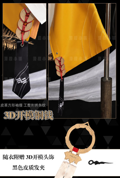 iCoser Yixuan Cosplay Costume Wig Zenless Zone Zero Uniform Headwear Yunkui Summit Halloween Party for Women Girls Festival Prop