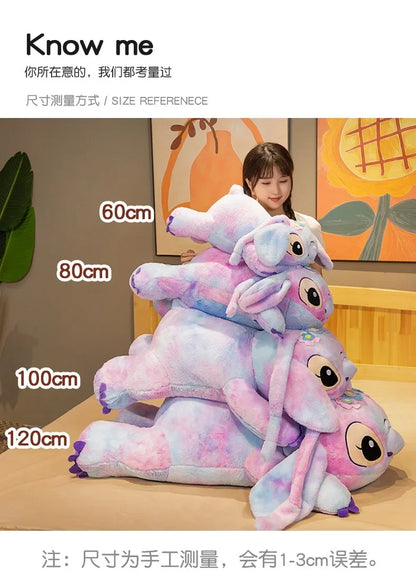 80cm Big Size Disney Lilo & Stitch Cute Anime Plush Stuffed Doll Room Kawai Plushies Pillow Ornaments Children's Holiday Gifts