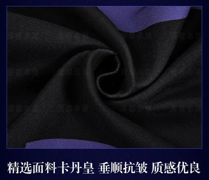 Genshin Impact Kyryll Chudomirovich Flins Cosplay Costume Wig Uniform Cloak Outfit Halloween Party for Women Men Props Carnival