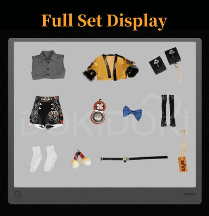 Ju Fufu Cosplay Costume Game Zenless Zone Zero DokiDoki-R ZZZ Women Suit Ju Fufu Tiger Cosplay Halloween Tail Ears