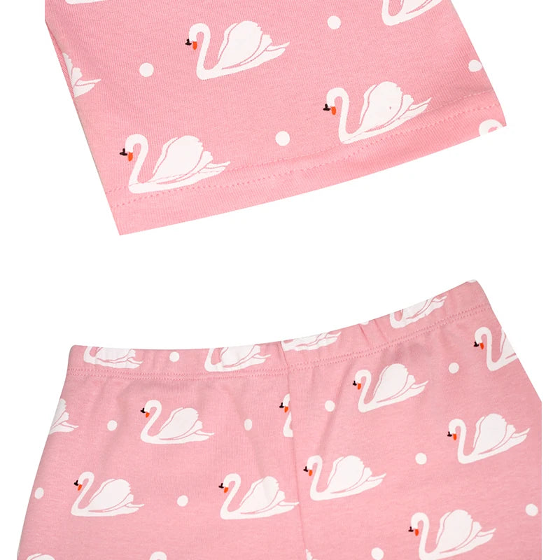 Summer Clothing Children Pajamas Sets for Boys Baby Sleepwear Set Two Piece Kids Pijama Top Short Pants Outfits Home Wear Suits