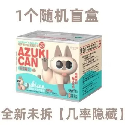 Original Azuki Can Azukisan’s Daily Life 1&2nd Series Mystery Box Siamese Cat Cute Model Blind Box Caixa Sorpresa Girls Gifts