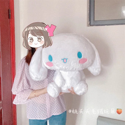 Lovely Cinnamoroll Plush Toy Cartoon Stuffed Anime White Dog Plushies Cuddly Doll Throw Pillow Birthday Gifts Girl
