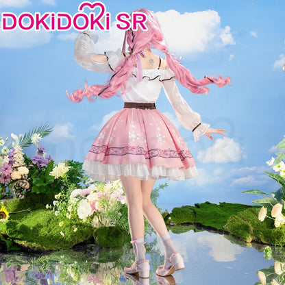 IN STOCK Nikki Cosplay Costume Game Infinity Nikki DokiDoki-SR Women Cute Pink Dress Nikki Snow Dress Cosplay Lolita Halloween