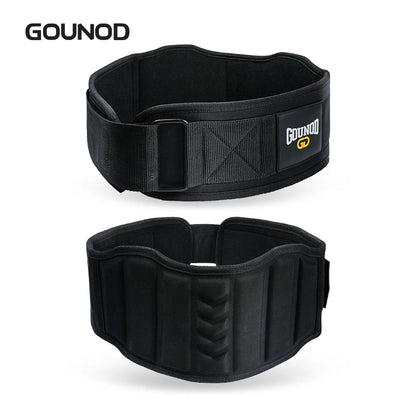Gounod Weight Lifting Belt Back Support Workout for Squats Deadlifts Powerlifting Cross Training Men Women