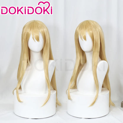 IN STOCK Kotobuki Tsumugi Wig Anime K-ON！Cosplay Wig DokiDoki Women 70cm Long Hair K-ON Kotobuki Tsumugi Wig Free Wig Cap