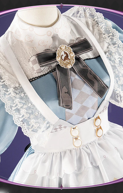 IN STOCK Nikki Cosplay Costume Game Infinity Nikki【S-3XL】DokiDoki-R Women Cute Lolita Dress Floral Memory Plus Size