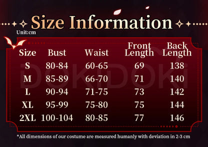 IN STOCK Abyss Lord Heroine Cosplay Costume Game Love and Deepspace【S-2XL】DokiDoki-R Women Qinche Sylus Halloween Plus Size