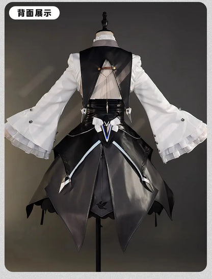 iCoser Zenless Zone Zero Vivian Cosplay Costume Dress Uniform Headwear Mockingbird Metal Props Halloween Party Women Carnival