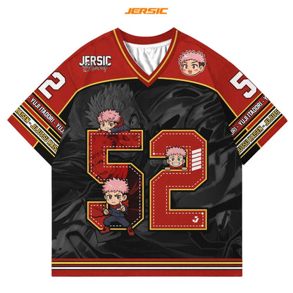 New Football Jerseys Japanese Anime Bandai Demon Slayer Tanjiro Nezuko T-shirt Sporty Street Loose for Men  Children Christmas