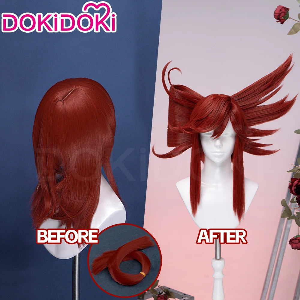 Tamsy Amo Riyo Wig Anime Gachiakuta DokiDoki Men 100cm Long Hair Amo Empool Caines Tamsy Cosplay Heat Resistant Wig Free Cap