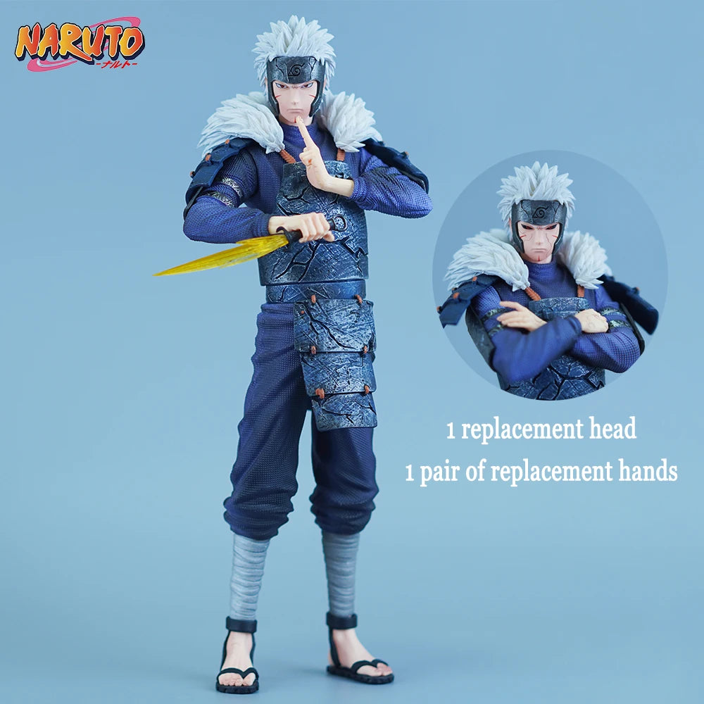 31cm Anime NARUTO Senju Tobirama PVC Action Figure Statue Desktop Ornament Model Toy Gift