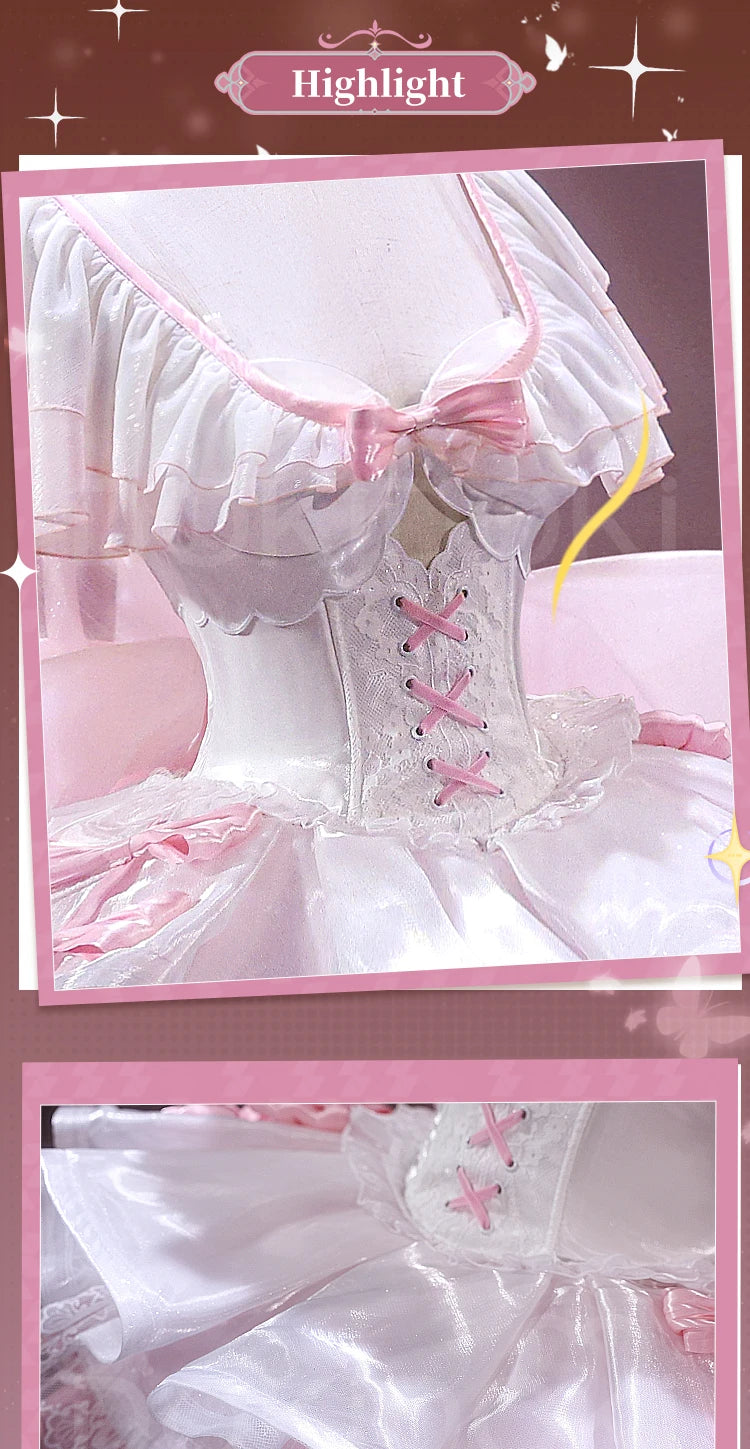 Kaname Madoka Homura Akemi Cosplay Costume Anime DokiDoki-SR Women Cute Pink Black Dress Halloween Madoka Cosplay