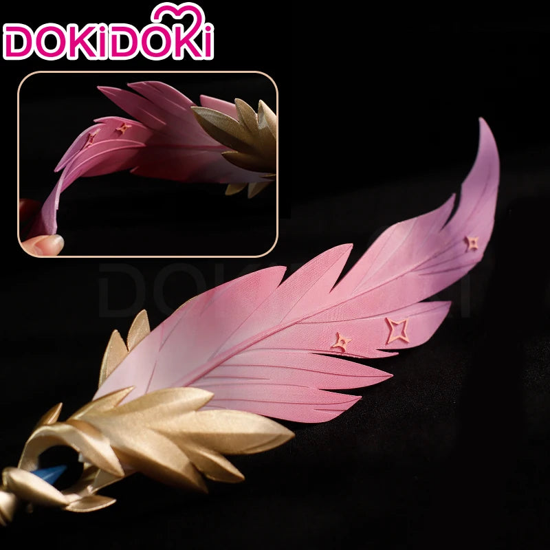 Trailblazer Stelle Caelus Luminous Magic Pen Cosplay Props Game Honkai: Star Rail DokiDoki HSR Feather Pen Cosplay Accessory