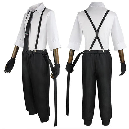 Bungo Stray Dogs Nakajima Atsushi Cosplay Set Cotton Polyester