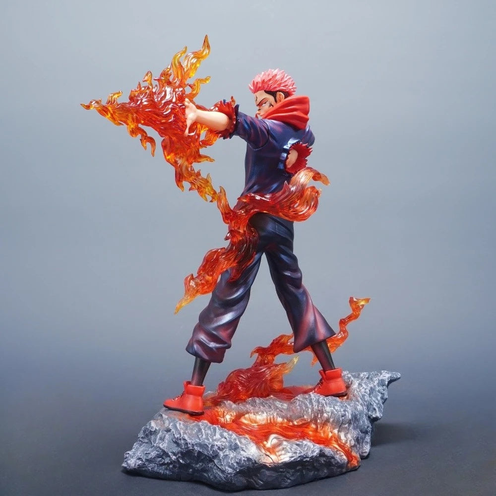 30cm Anime Jujutsu Kaisen Ryomen Sukuna PVC Action Figure Statue Desktop Ornament Model Toy Gift - With Box