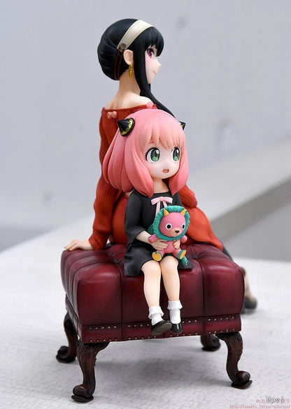 Anime Figure SPY×FAMILY Anya Alstreim Yor Forger Action Figure PVC Table Decoration Figure Model Toy Gift For Children 15CM
