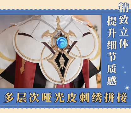 Genshin Impact Dahlia Cosplay Costume Wig New Skins Uniform Hat Goth Vampire Heterochromia Boy Mondstadt Halloween for Women Men