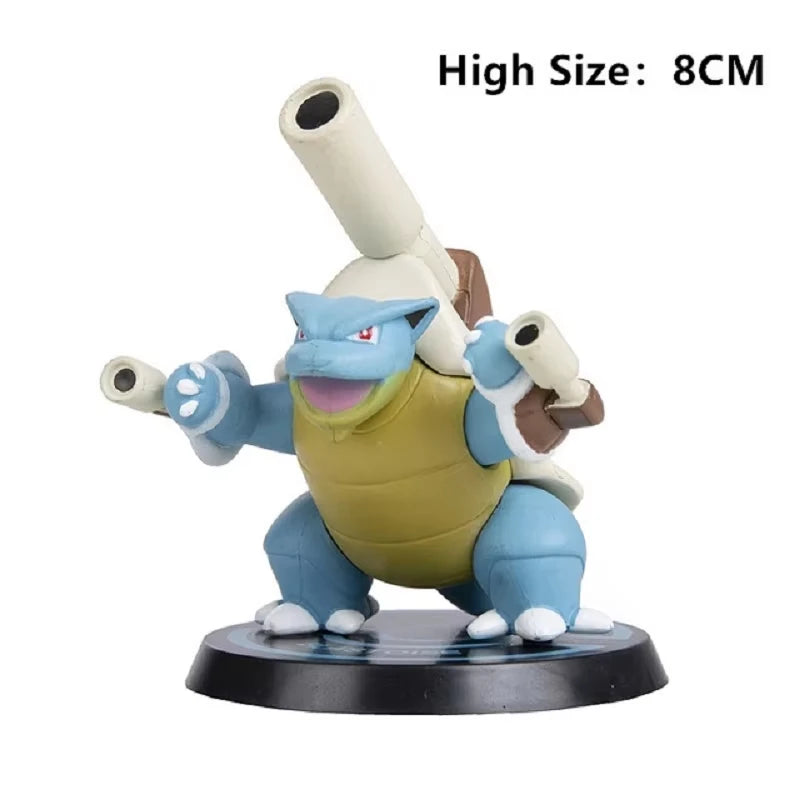 Pokemon 6 Pcs/Set Anime Figure Pikachu 6-7cm Figure Charizard Blastoise Squirtle Bulbasaur Action Figures Model  toys Gifts