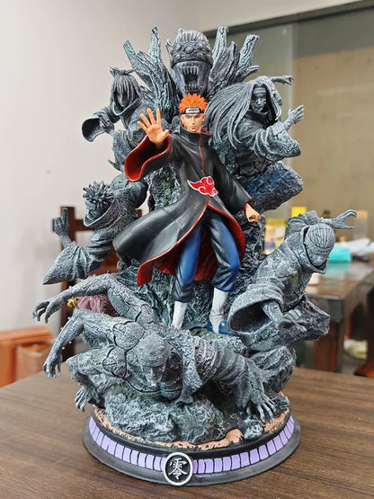 41cm Pain Figures Cartoon Naruto Anime Figure Pain Model Gk Pvc Statue Figurine Doll Collection Car Decotation Children Toy Gift