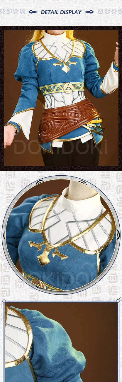 IN STOCK Princess Cosplay Game Costume【S-3XL】DokiDoki-R Cloak Linkk Cosplay Plus Size